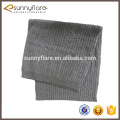 elegant winter grey cable knitting pattern cashmere scarf for men